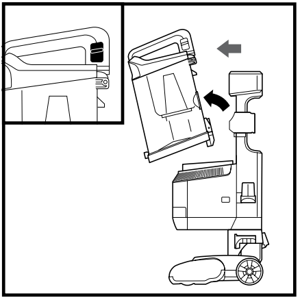 PASO 2 PARA VACIAR EL DEP&Oacute;SITO DE POLVO