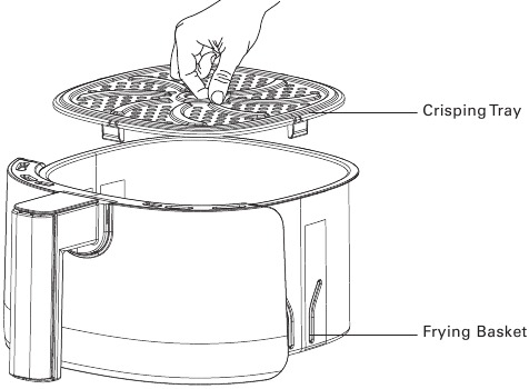 Familiarizarea cu friteuza cu aer Pasul 2