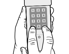 ПРОГРАММИРОВАНИЕ ПЕРВОНАЧАЛЬНОГО PIN-КОДА Шаг 1