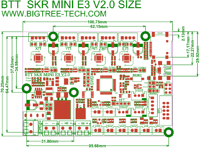 Motherboard Size Diagram