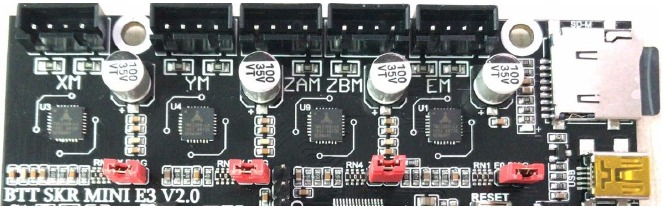 Sensorless Homing Function Selection