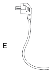 Detachable power cable 