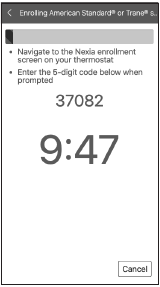 Trane Home ro'yxatdan o'tish 5-qadam
