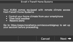 Trane Home ro'yxatdan o'tish 6-qadam