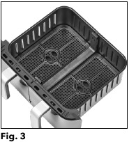 For Large (10-Quart) Basket Fig. 3