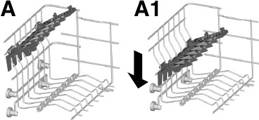 NALAGANJE POSODE 1. korak