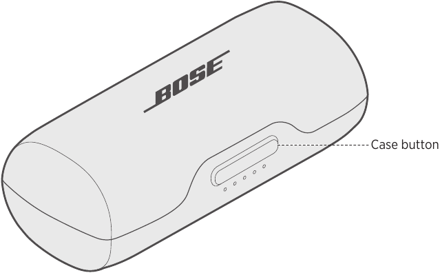 CONTROLES DOS FONES DE OUVIDO Estojo de carregamento