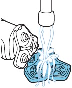 Reinigung des Rasierers mit Wasser Schritt 4