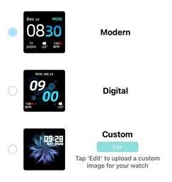 Mudar os mostradores do rel&oacute;gio