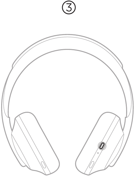 Seadistamine - Vajutage ja vabastage Power/Bluetooth&reg; nupp