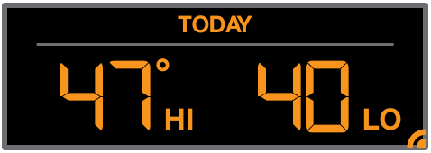 ACCUWEATHER NAJVI&Scaron;JE/NAJNIŽJE TEMPERATURE
