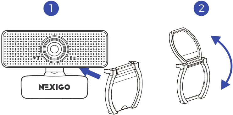 Como usar o obturador de privacidade da webcam