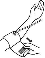 APPLYING THE ARM CUFF Step 5