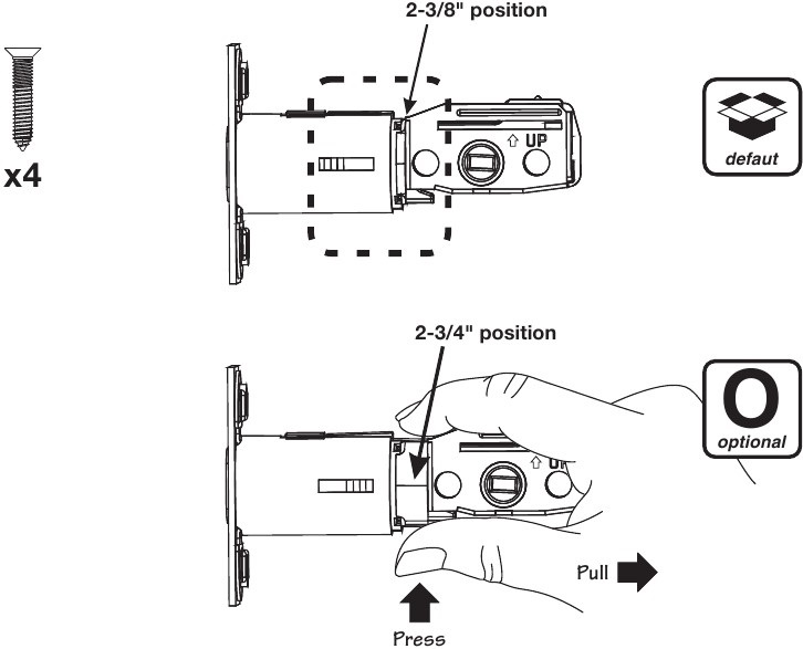 Kusakinisha Lachi & Bamba la Mshiko Hatua ya 1