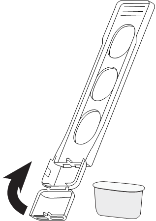 держатель фильтра для воды в области резервуара кофеварки