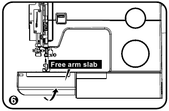 Free arm slab Step 2