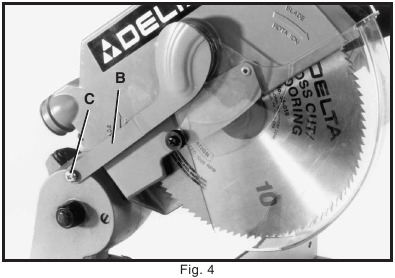ASSEMBLING LOWER BLADE GUARD LINK Fig. 4