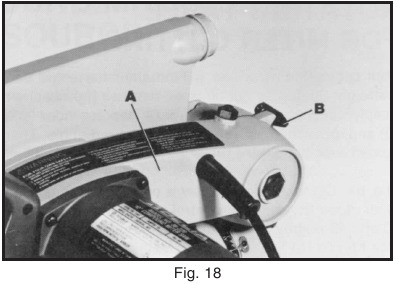 Kesish qo'lini pastki holatda qulflash