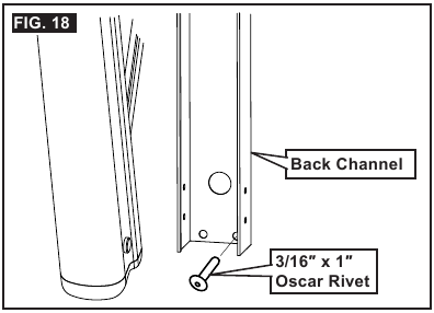 Attach Back Channels Fig. 18