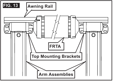 Attach Top Mounting Brackets Fig. 13