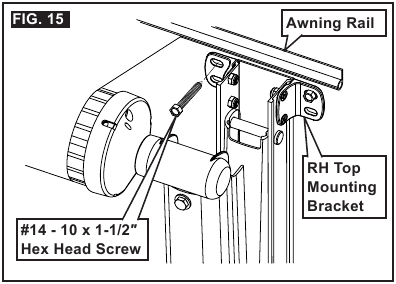 Attach Top Mounting Brackets Fig. 15