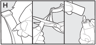 Қабылдағыш жағаны кигізудің 3-қадамы