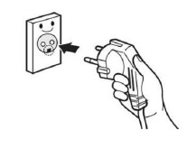 Lataaminen pistorasiasta vaihe 1