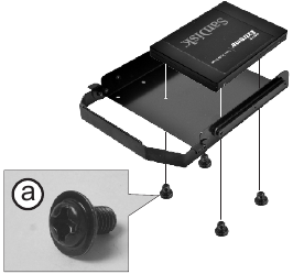 2.5" SSD / 3.5" HDD installation Step 3