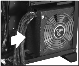 PSU installation Step 1