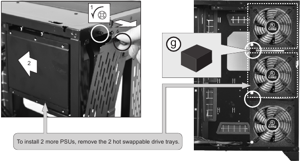 PSU installation Step 3