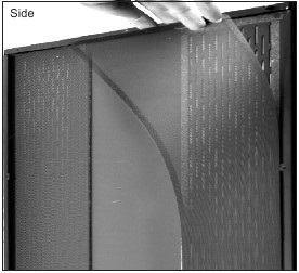 Remove the magnetic dust filters Step 1