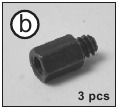 Stand-off bolt (Spare parts) for motherboard mount
