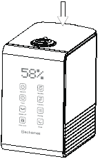 C&oacute;mo usar el humidificador Figura 3