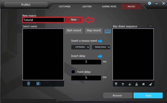 Арнайы макро жасау 2-қадам