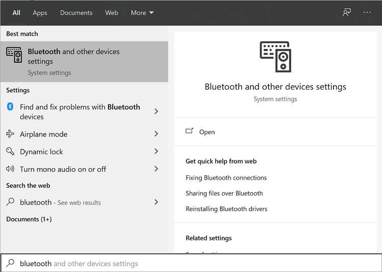 Windows 10 Bluetooth 1-қадам