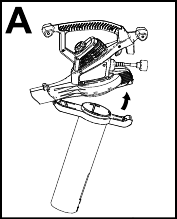 Instale o tubo do aspirador e o saco Passo 1