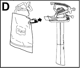 Instale o tubo do aspirador e o saco Passo 4