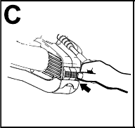 Remova o saco do aspirador e o tubo do aspirador Passo 3
