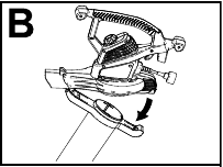 Remover detritos entupidos do impulsor Passo 2