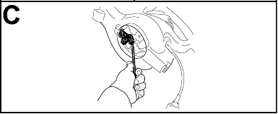 Remover detritos entupidos do impulsor Passo 3