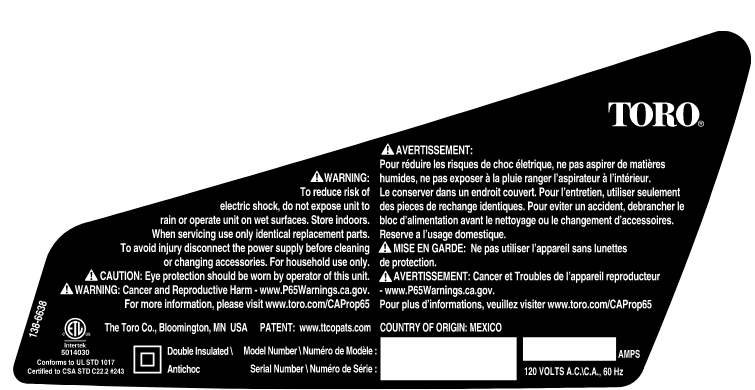 Autocolantes de Seguran&ccedil;a e Instru&ccedil;&otilde;es