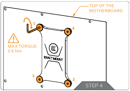 INSTALLING THE WATER BLOCK Step 4