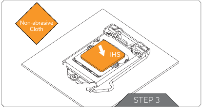 PREPARING THE MOTHERBOARD Step 2