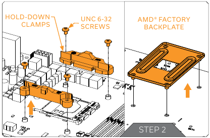 PREPARING THE MOTHERBOARD Step 1