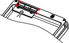 Installation des piles &Eacute;tape 3