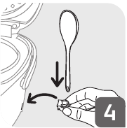 Clean the appliance Fig. 4