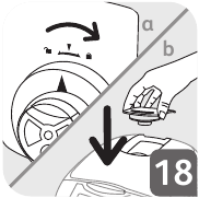 Cleaning the micro pressure valve Fig. 18