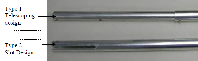 Regolazione e collegamento del tubo di estensione della molla della testa