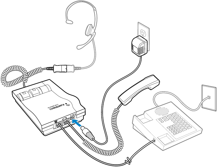USING THE OPTIONAL AC POWER ADAPTER (not supplied) Step 2