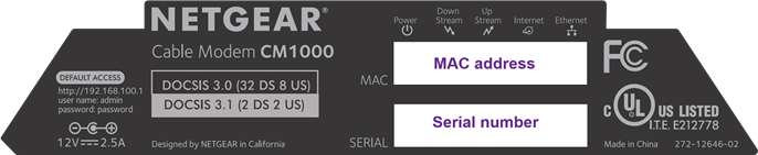 Etiqueta del producto